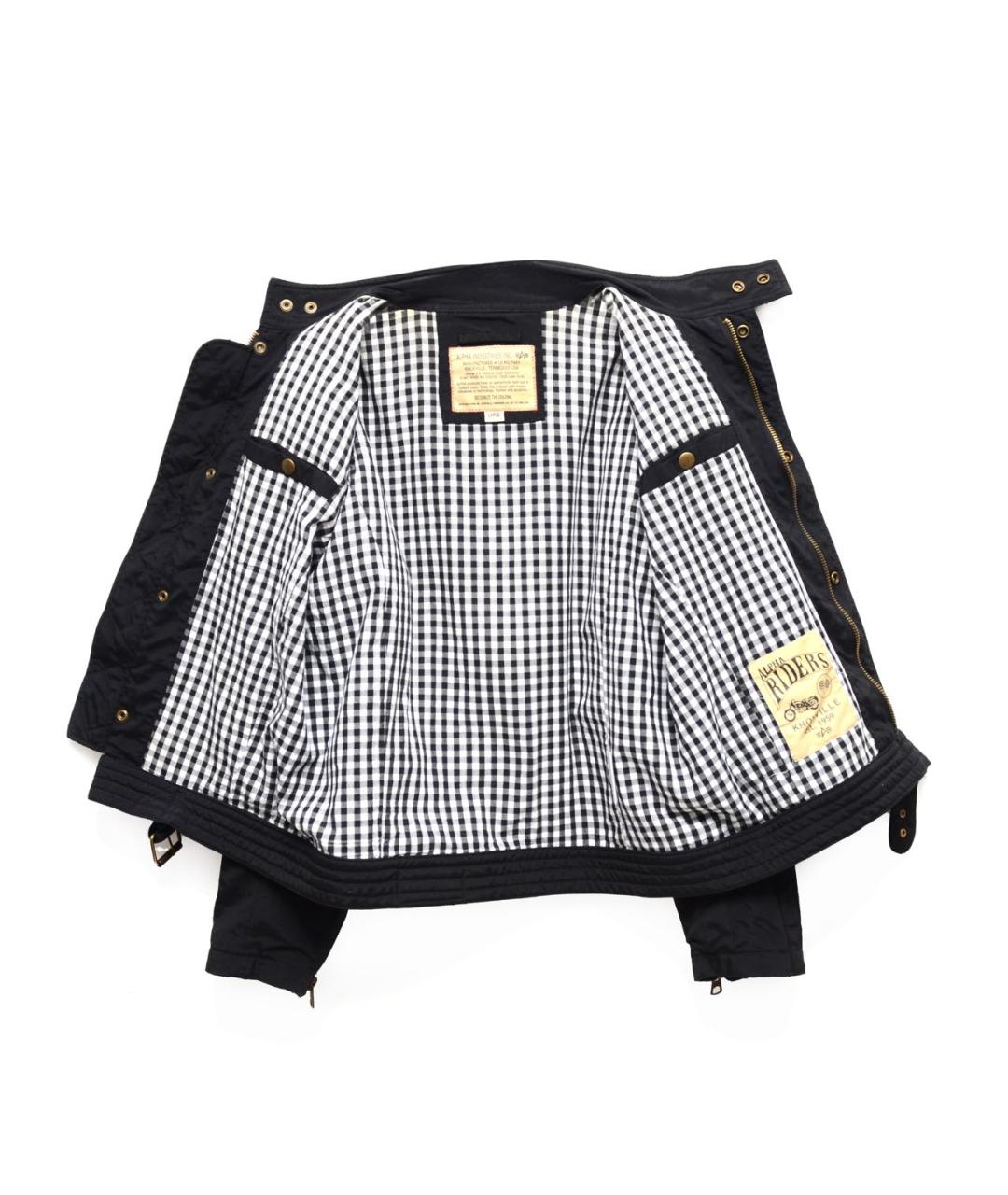 ALPHA INDUSTRIES Черная полиэстеровая куртка, фото 3