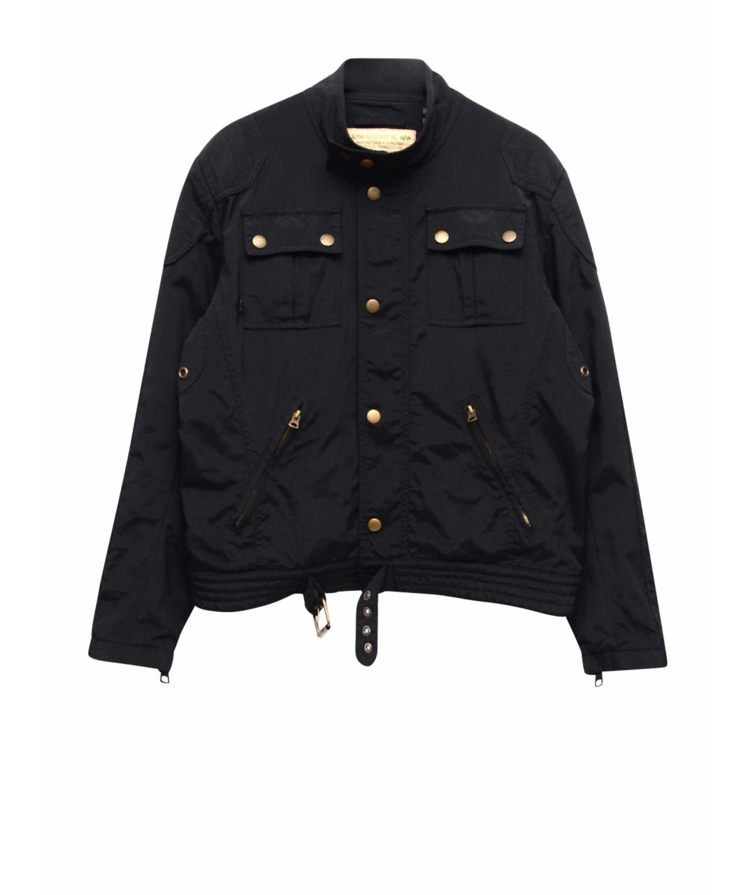 ALPHA INDUSTRIES Черная полиэстеровая куртка, фото 1