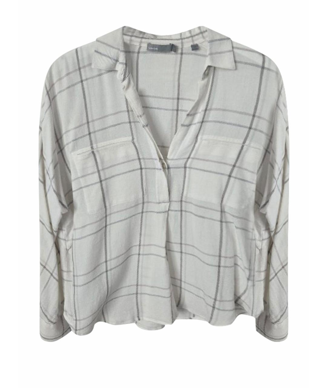 VINCE Бежевая хлопковая рубашка, фото 1