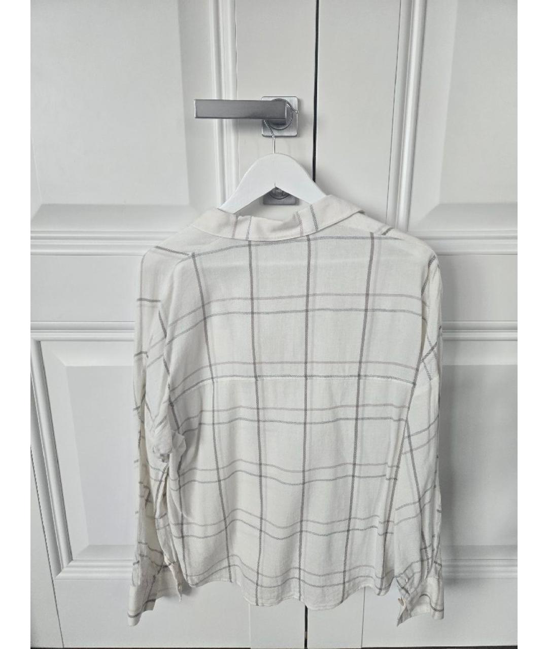 VINCE Бежевая хлопковая рубашка, фото 2