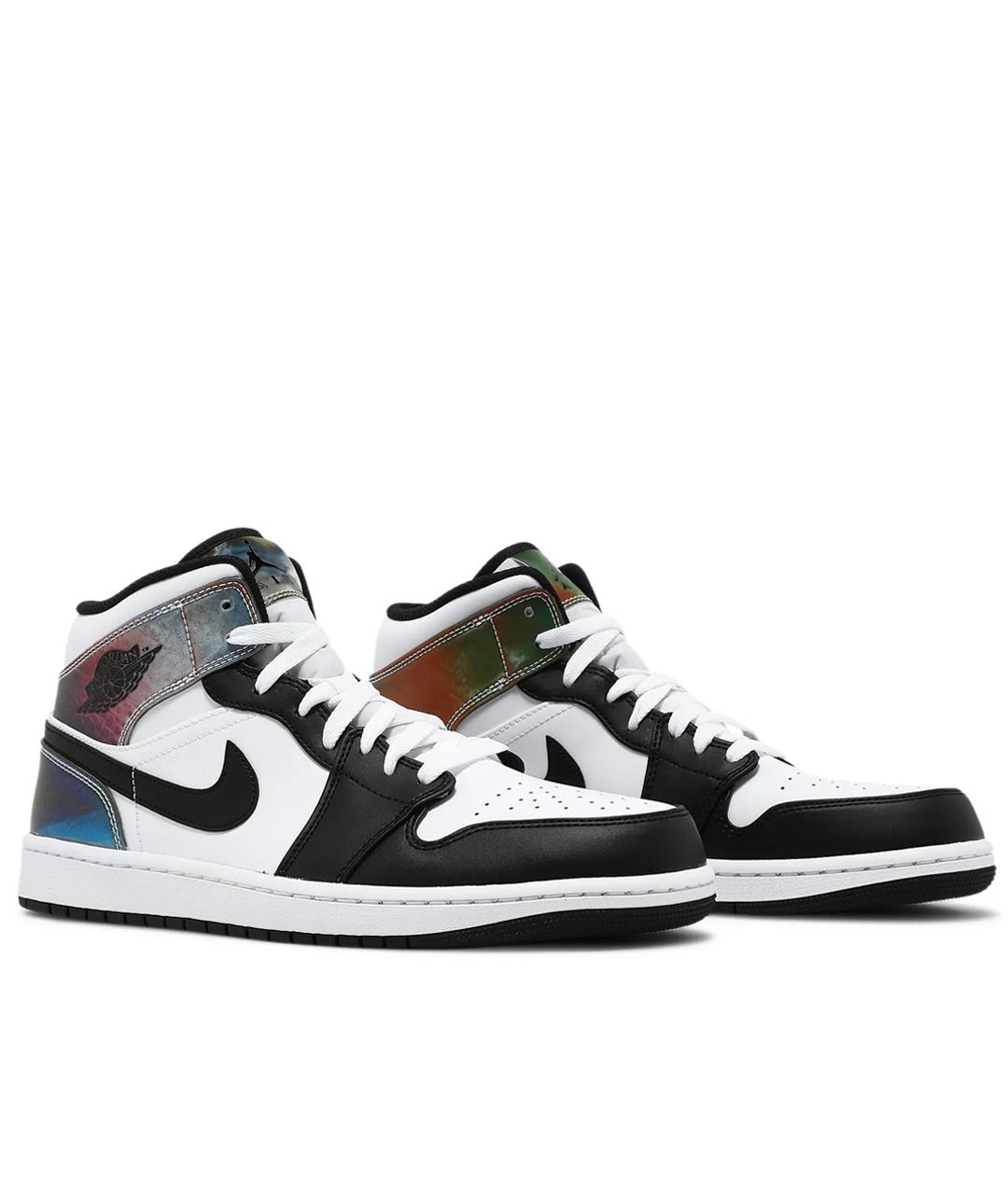 JORDAN Мульти кожаные высокие кроссовки / кеды, фото 2