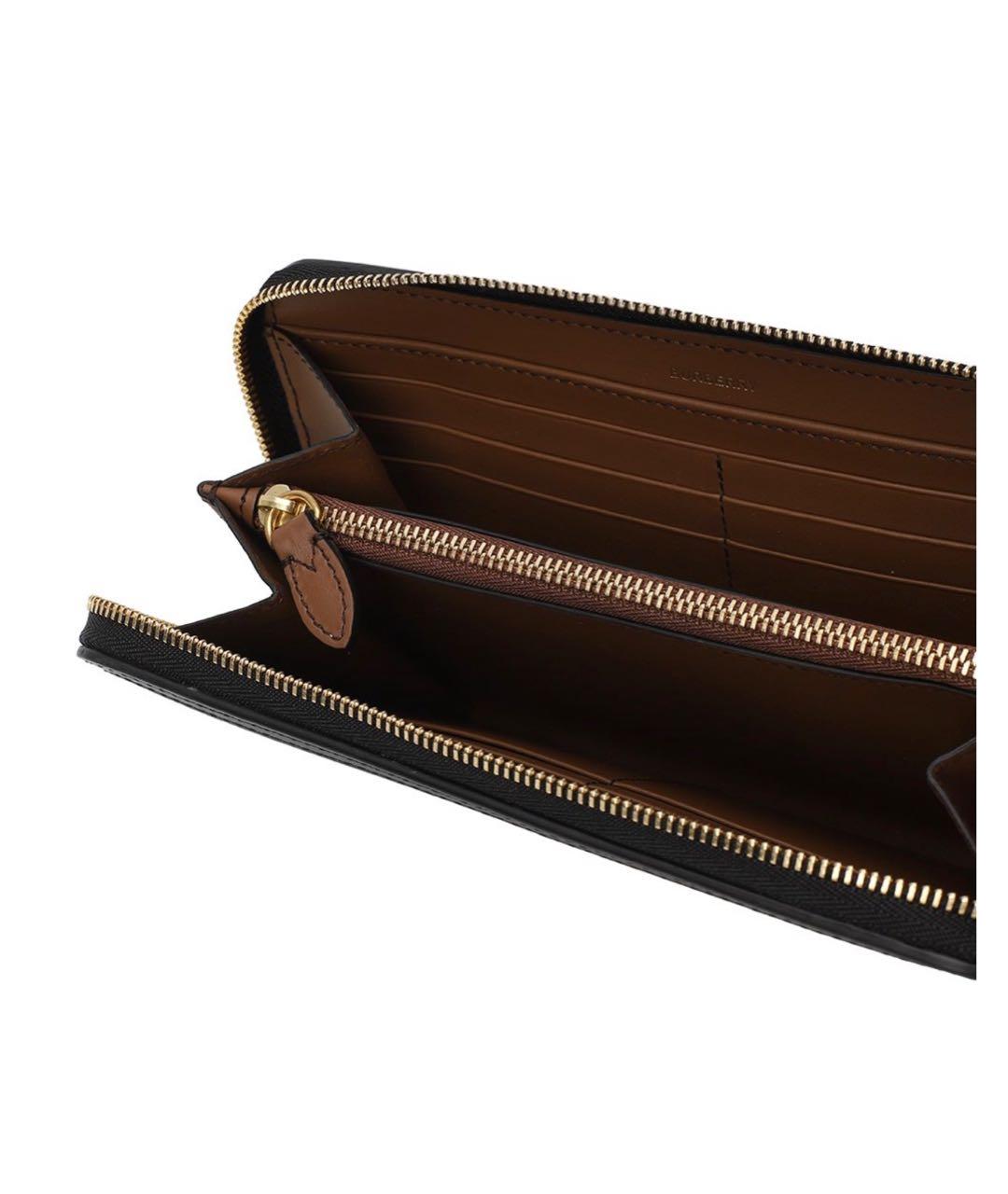 BURBERRY Бежевый кожаный кошелек, фото 3