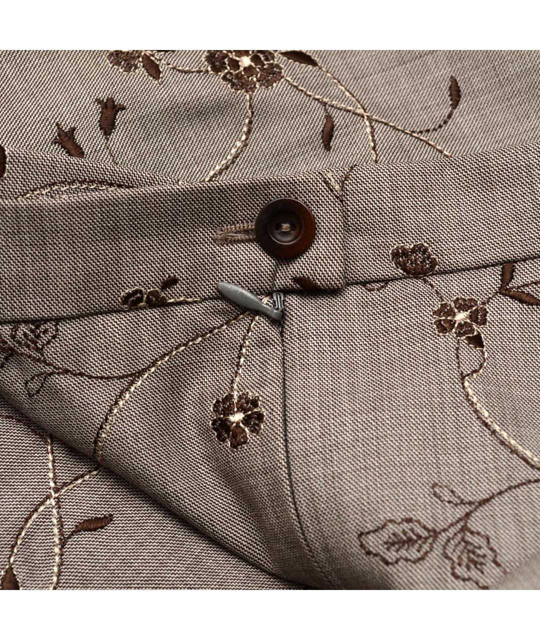 ESCADA Бежевая шерстяная юбка миди, фото 4