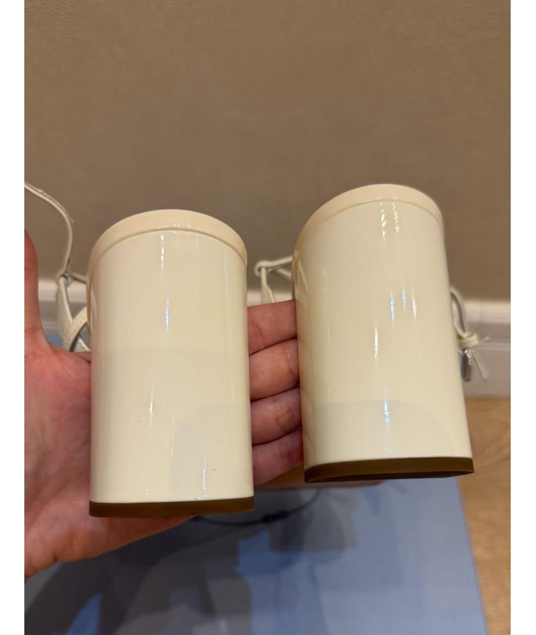 PRADA Белые туфли из лакированной кожи, фото 5