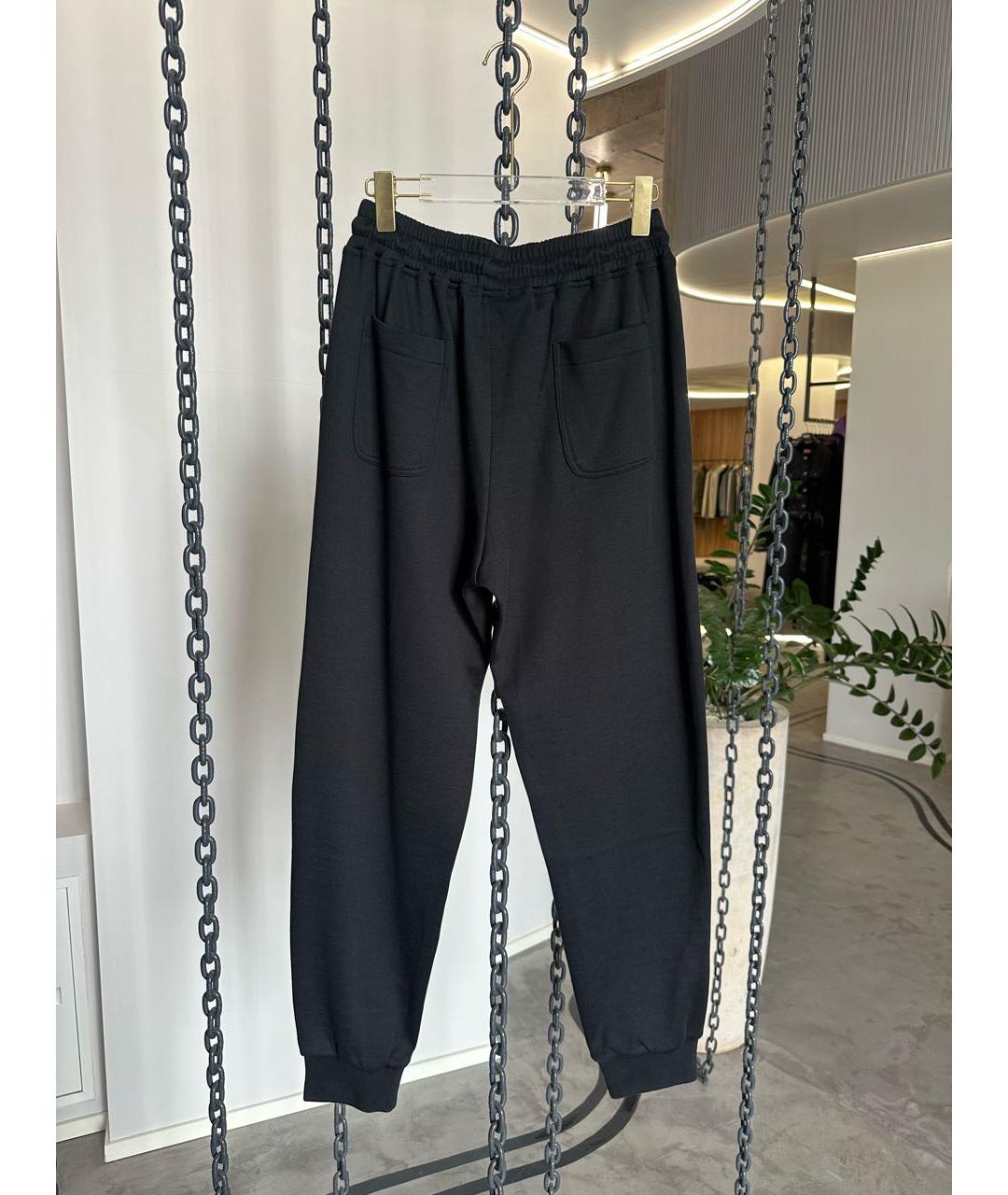 ELEVENTY Черные хлопковые повседневные брюки, фото 3