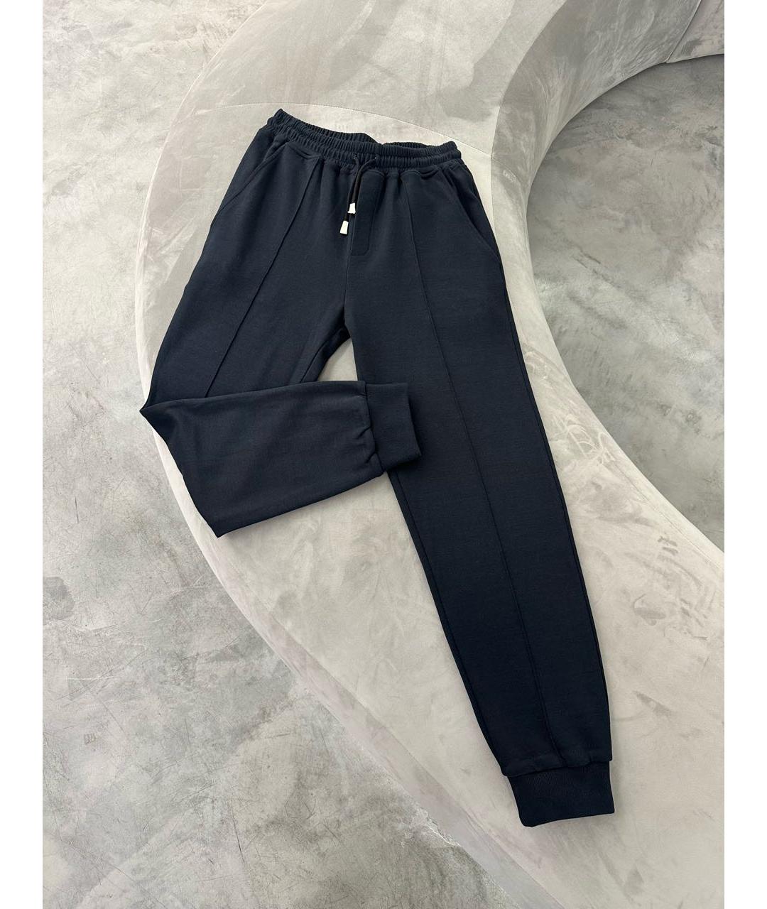 ELEVENTY Черные хлопковые повседневные брюки, фото 4