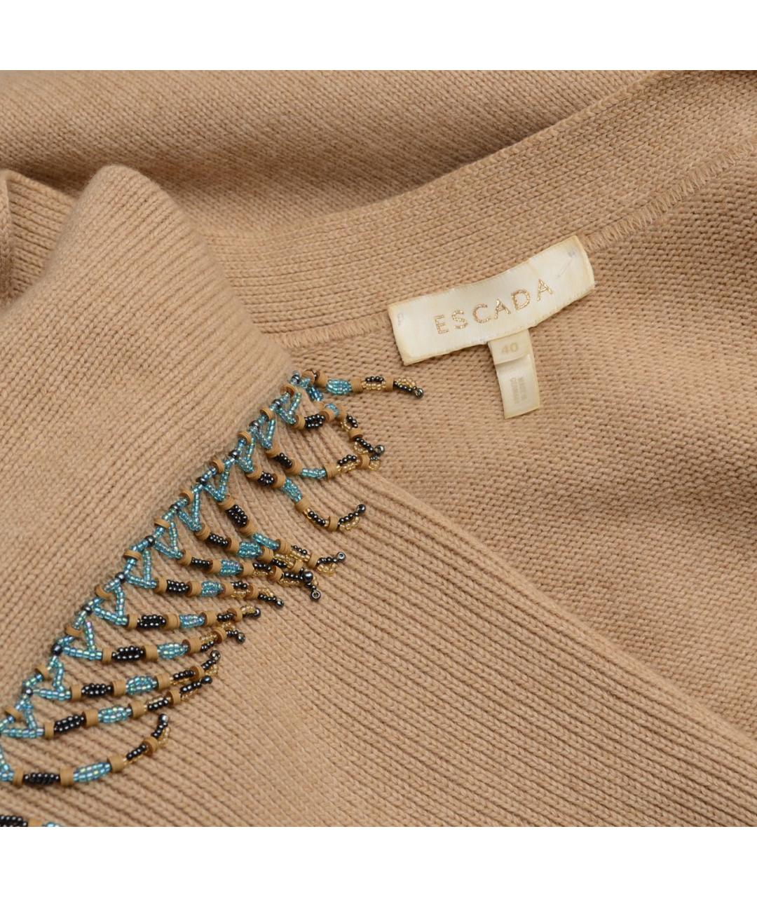 ESCADA Бежевый кашемировый кардиган, фото 3