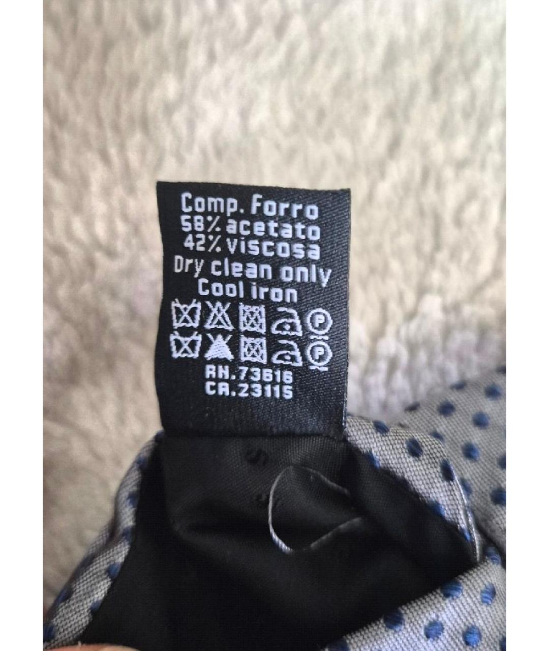 HUGO BOSS Антрацитовый галстук, фото 4