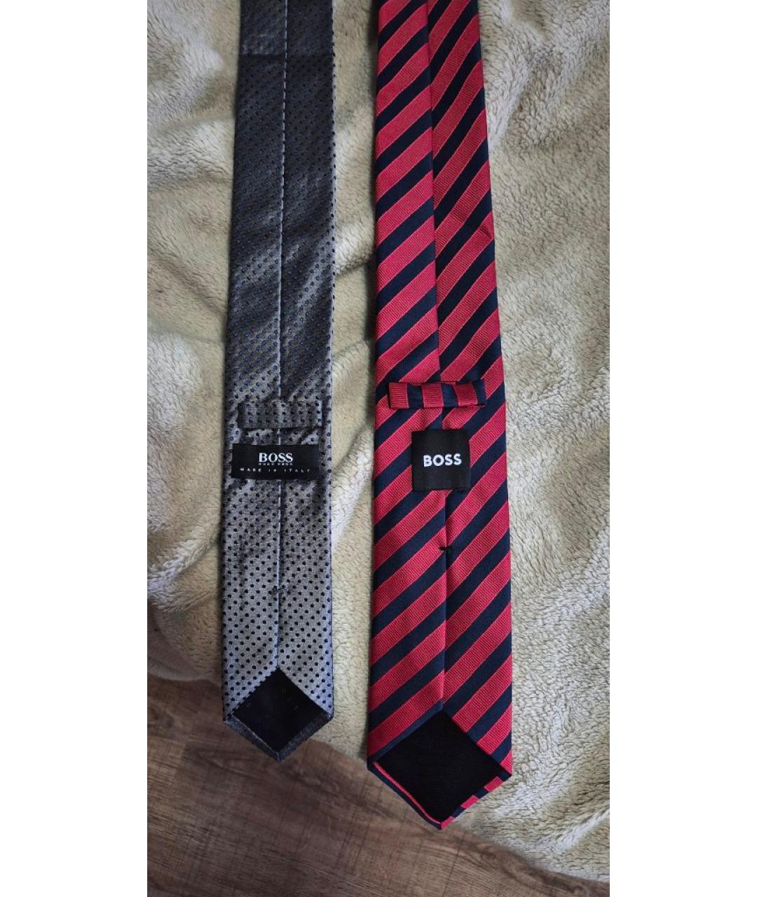 HUGO BOSS Антрацитовый галстук, фото 5