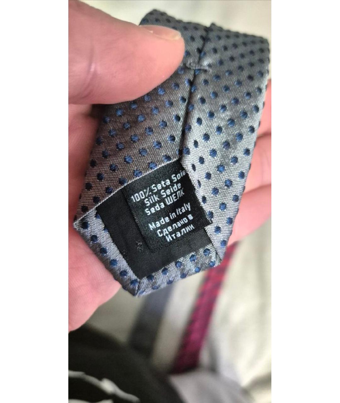 HUGO BOSS Антрацитовый галстук, фото 3