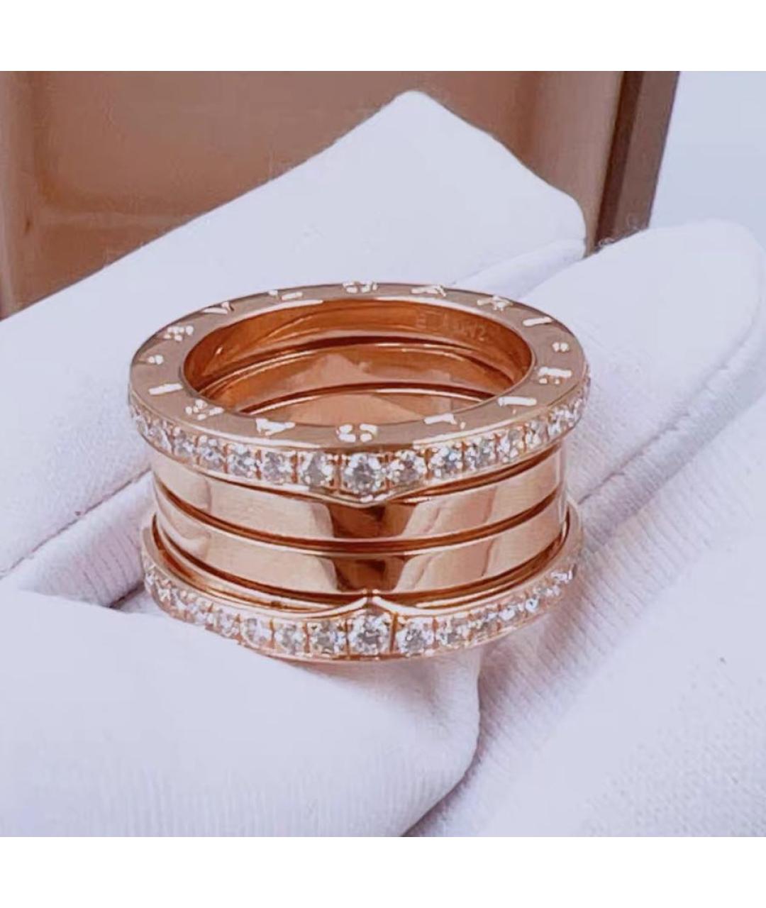 BVLGARI Розовое кольцо из розового золота, фото 3