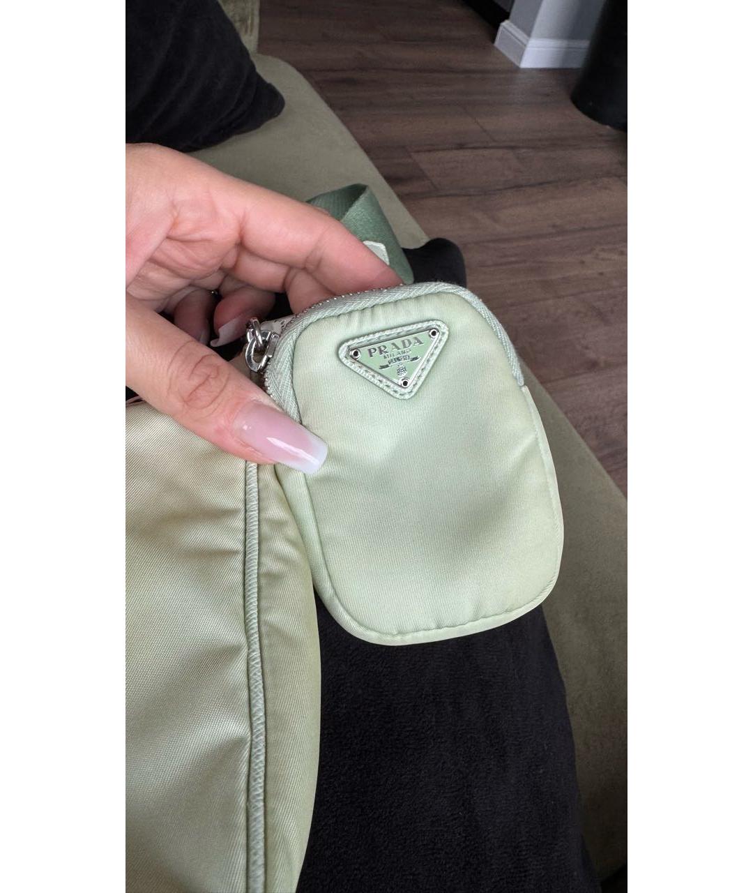 PRADA Салатовая сумка через плечо, фото 8