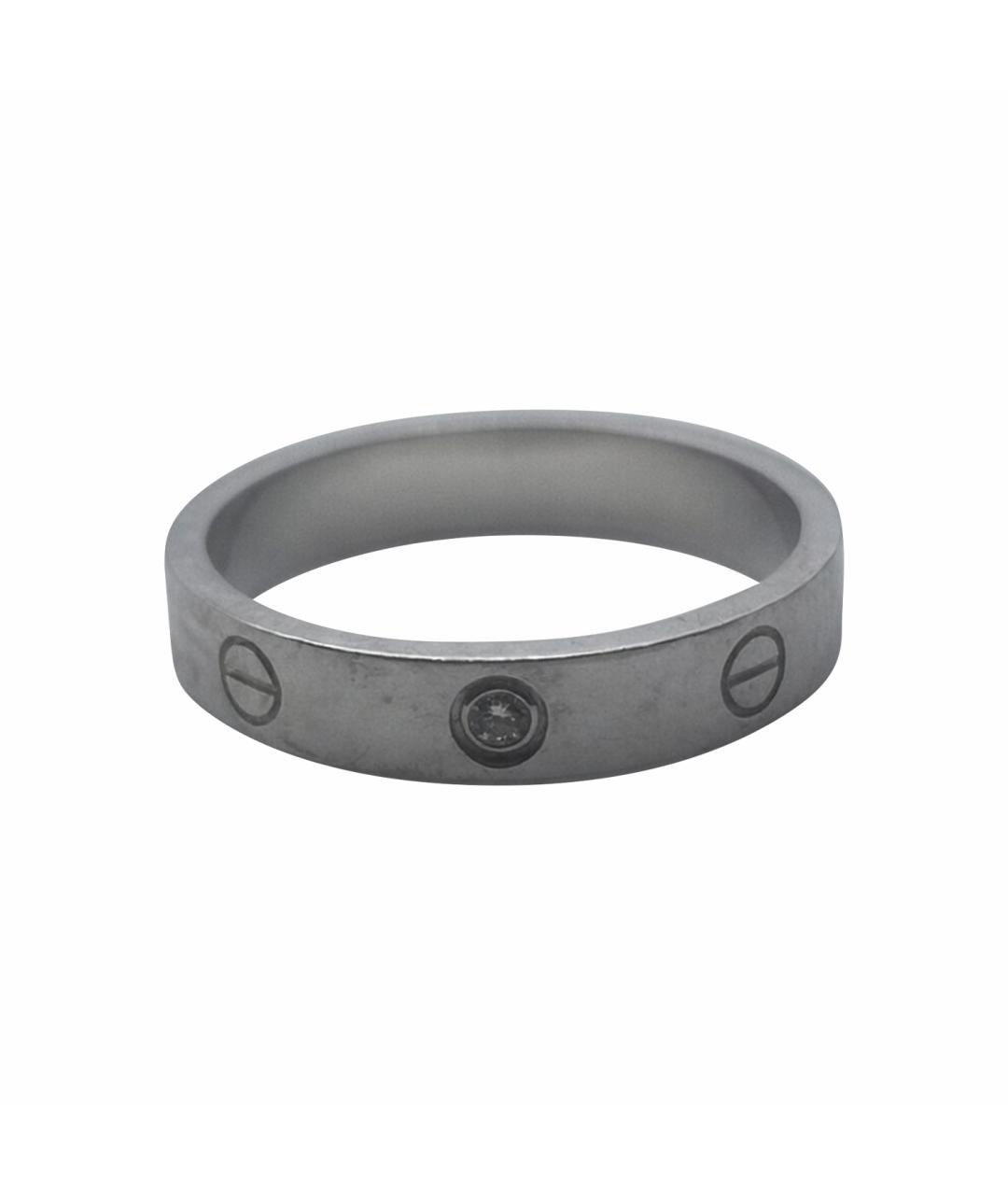 CARTIER Серебряное кольцо из белого золота, фото 1