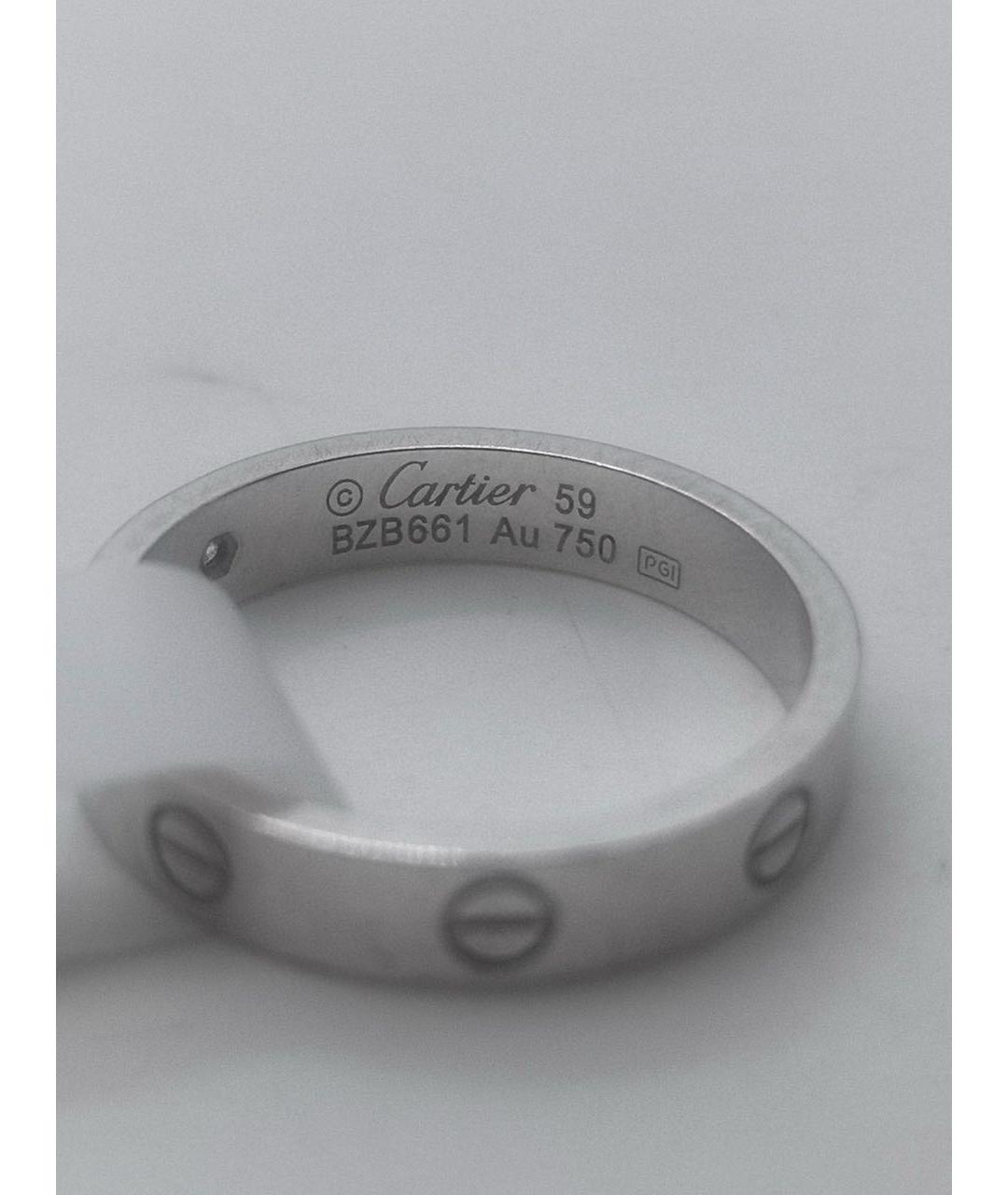 CARTIER Серебряное кольцо из белого золота, фото 2