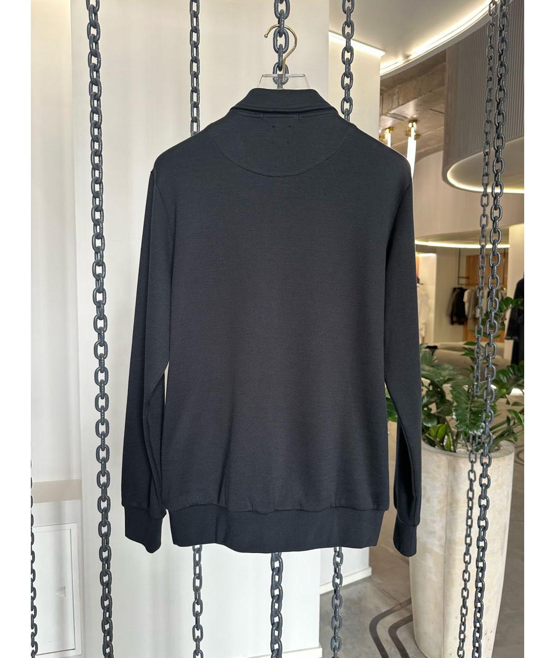 ELEVENTY Черный хлопковый кардиган, фото 3