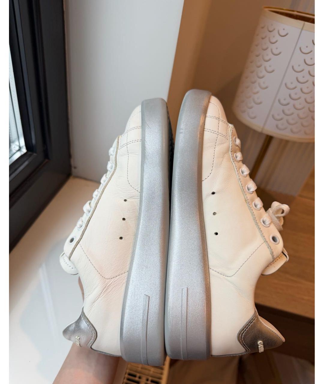 GOLDEN GOOSE DELUXE BRAND Белые кожаные кеды, фото 5