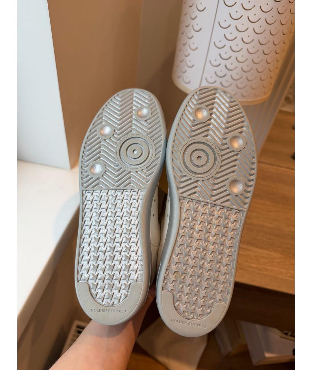 GOLDEN GOOSE DELUXE BRAND Белые кожаные кеды, фото 8