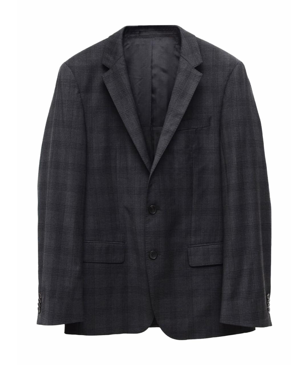 HUGO BOSS Антрацитовый шерстяной пиджак, фото 1