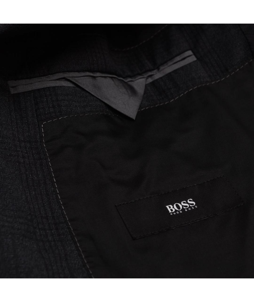 HUGO BOSS Антрацитовый шерстяной пиджак, фото 7