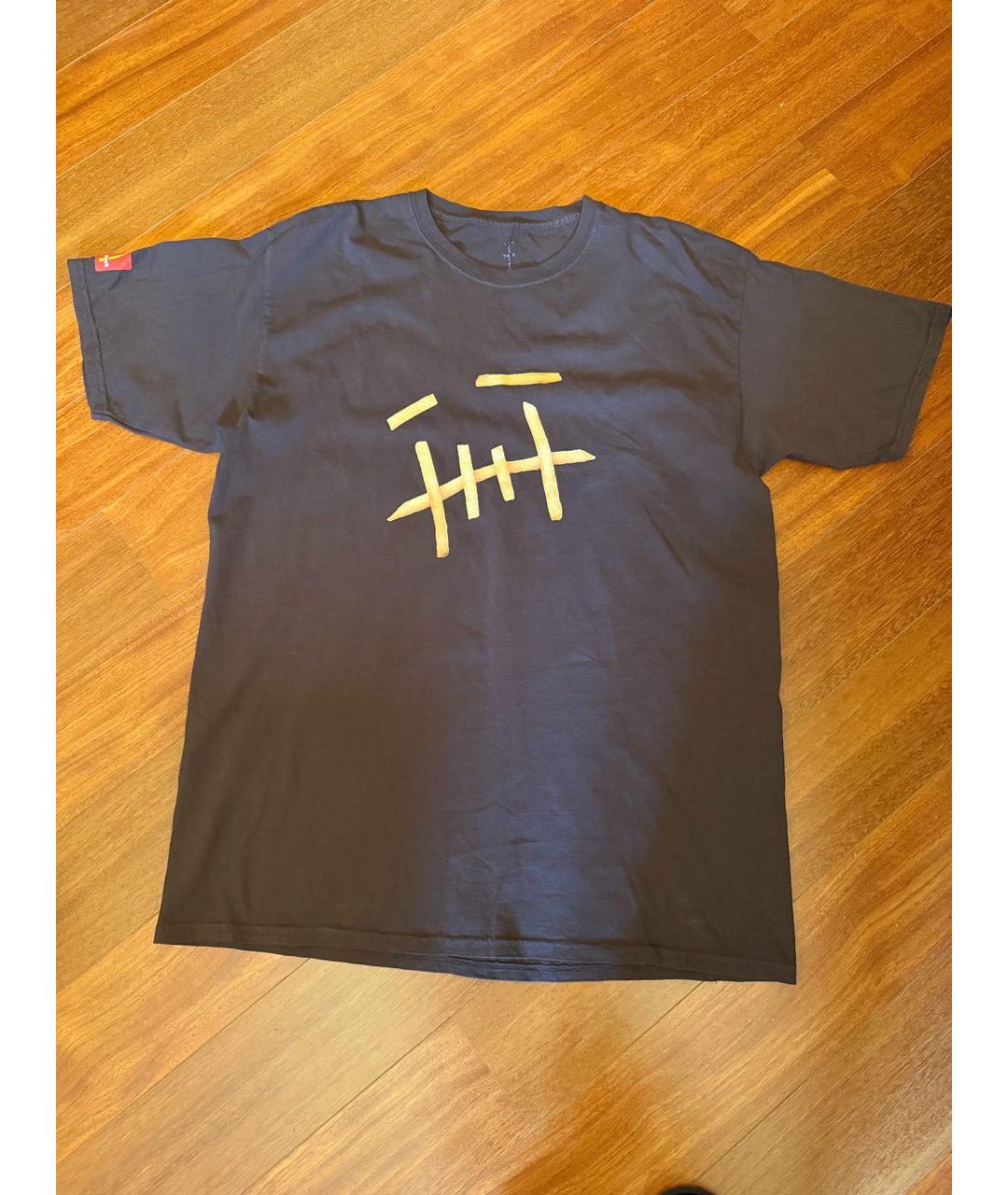 CACTUS JACK BY TRAVIS SCOTT Коричневая хлопковая футболка, фото 6