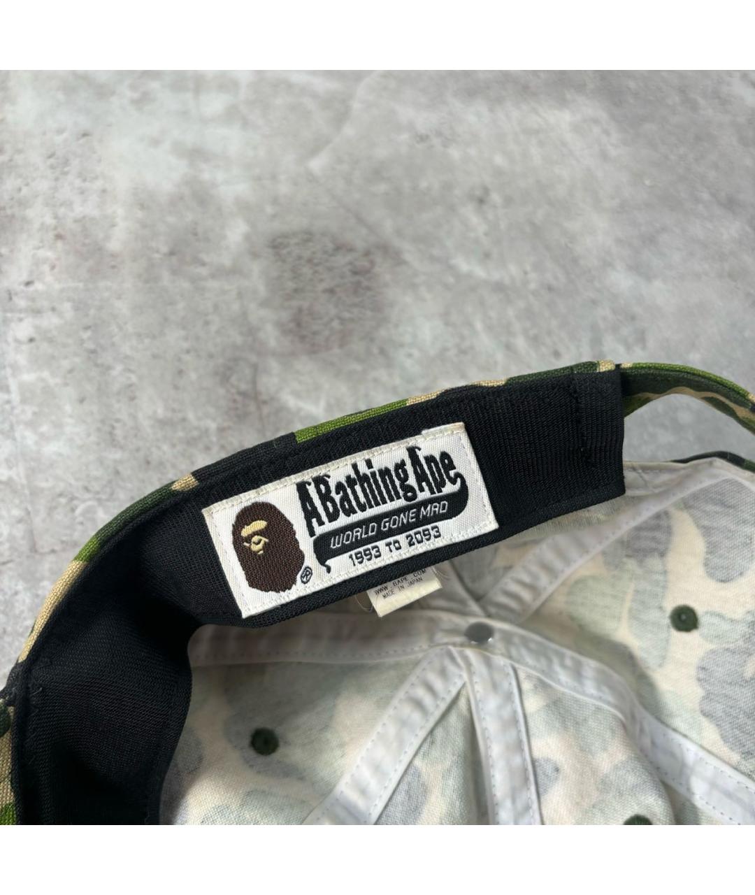 BAPE Зеленая хлопковая кепка/бейсболка, фото 5
