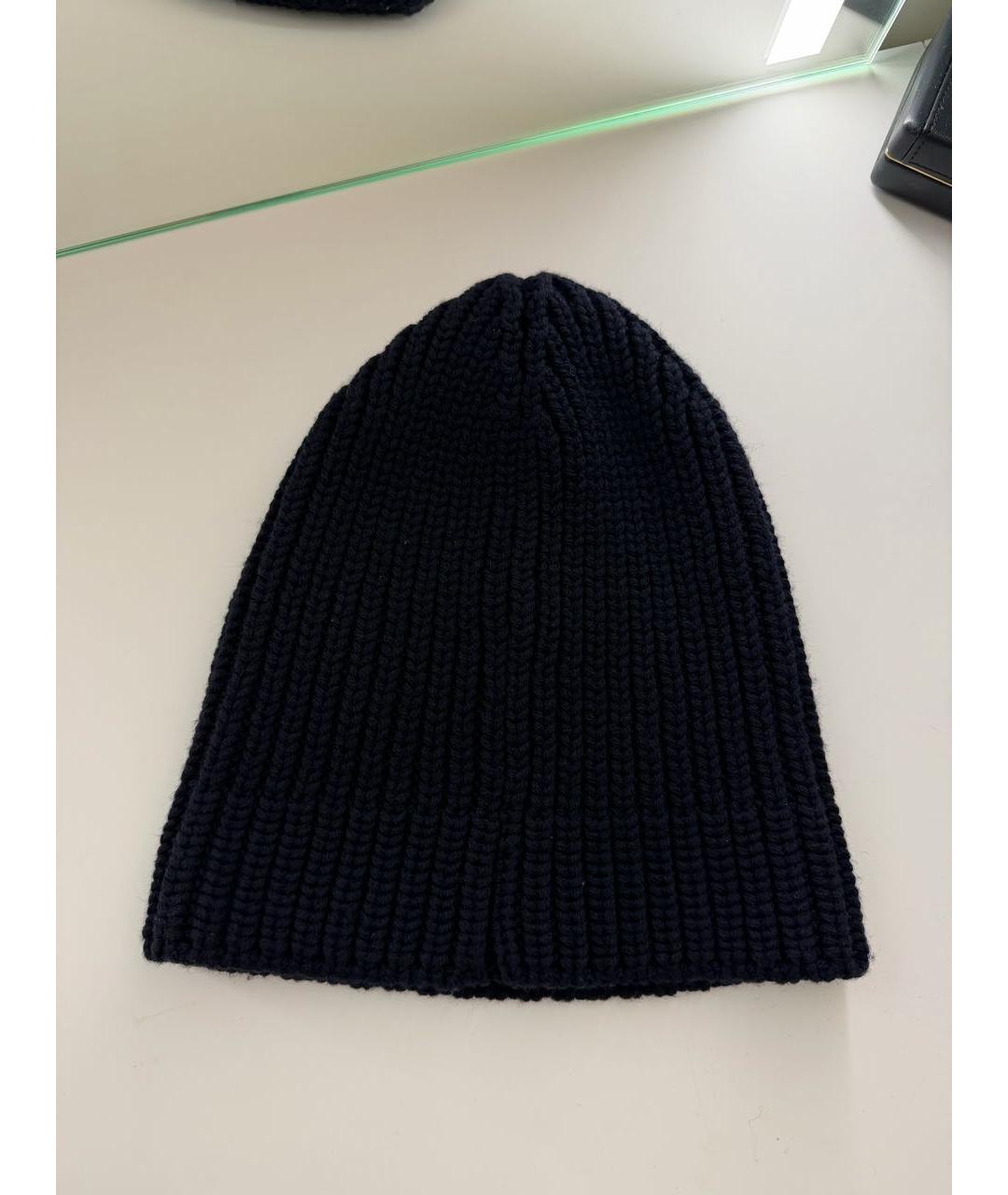 GUCCI Темно-синяя шерстяная шапка, фото 2