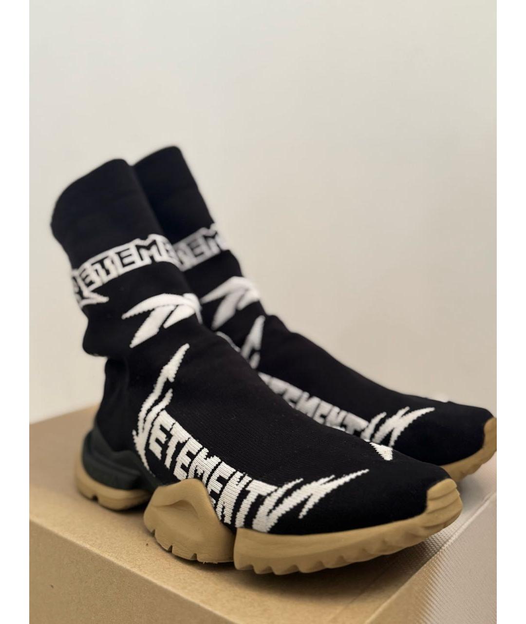 VETEMENTS Черные синтетические кроссовки, фото 3