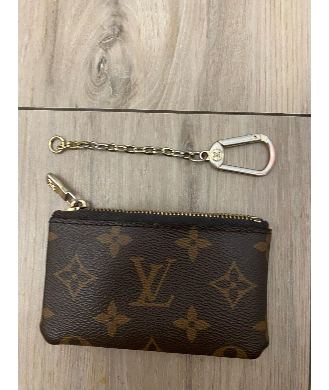LOUIS VUITTON Коричневая ключница, фото 3
