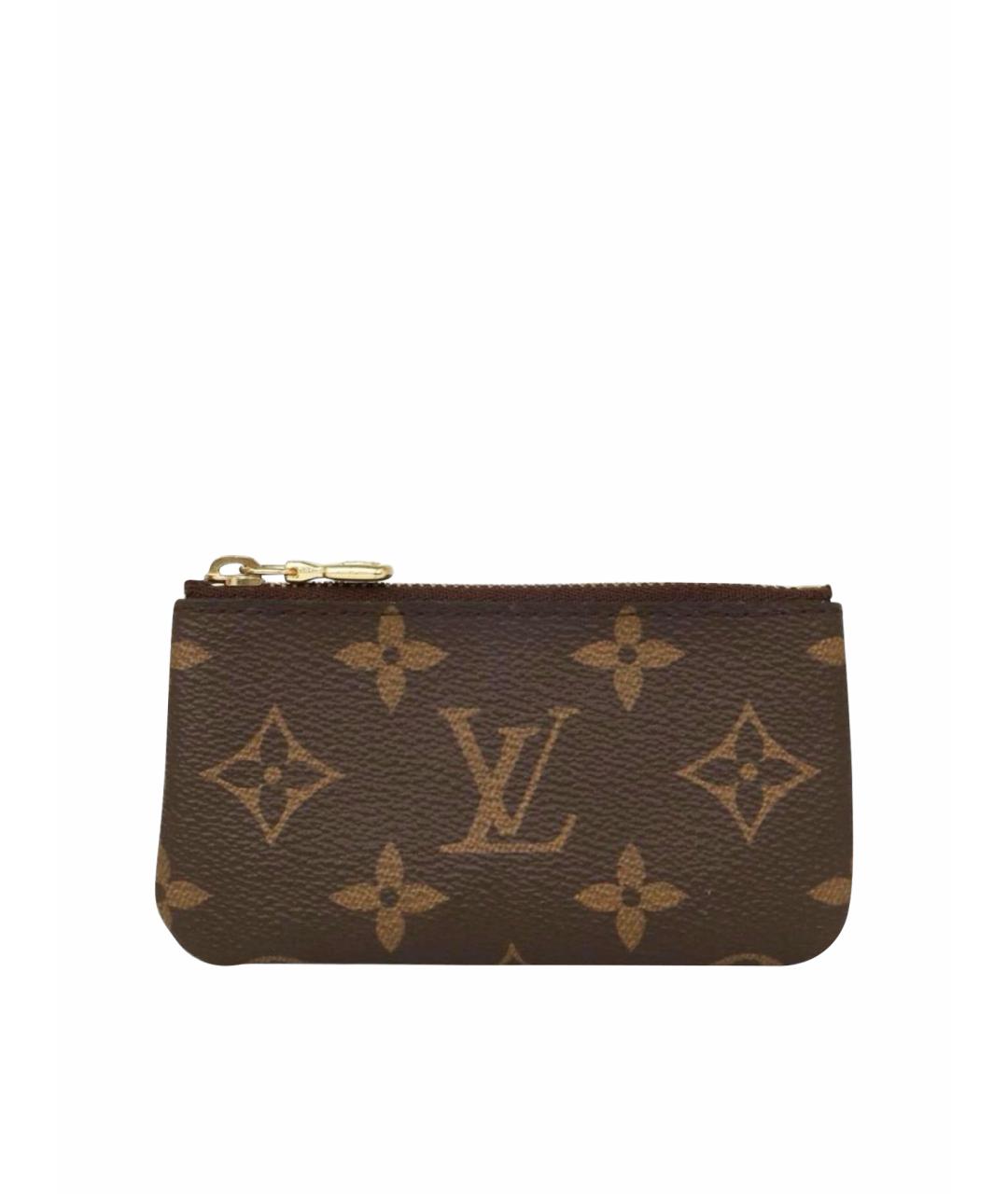 LOUIS VUITTON Коричневая ключница, фото 1
