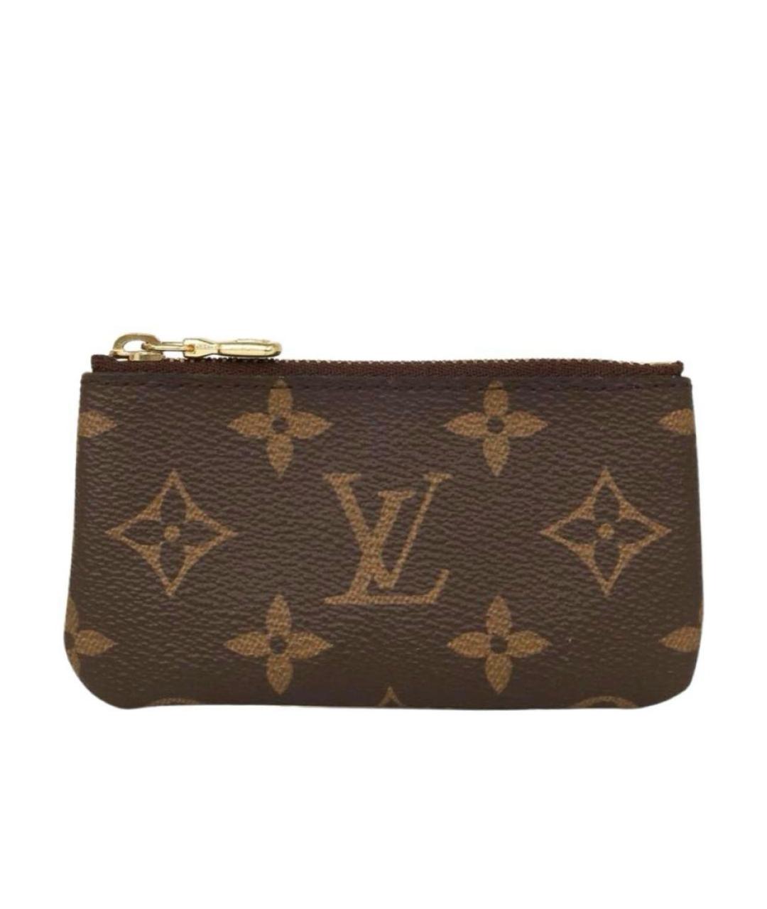 LOUIS VUITTON Коричневая ключница, фото 7