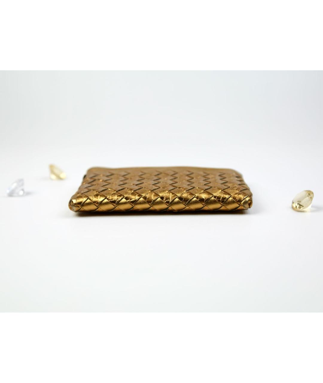 BOTTEGA VENETA Золотая ключница, фото 6