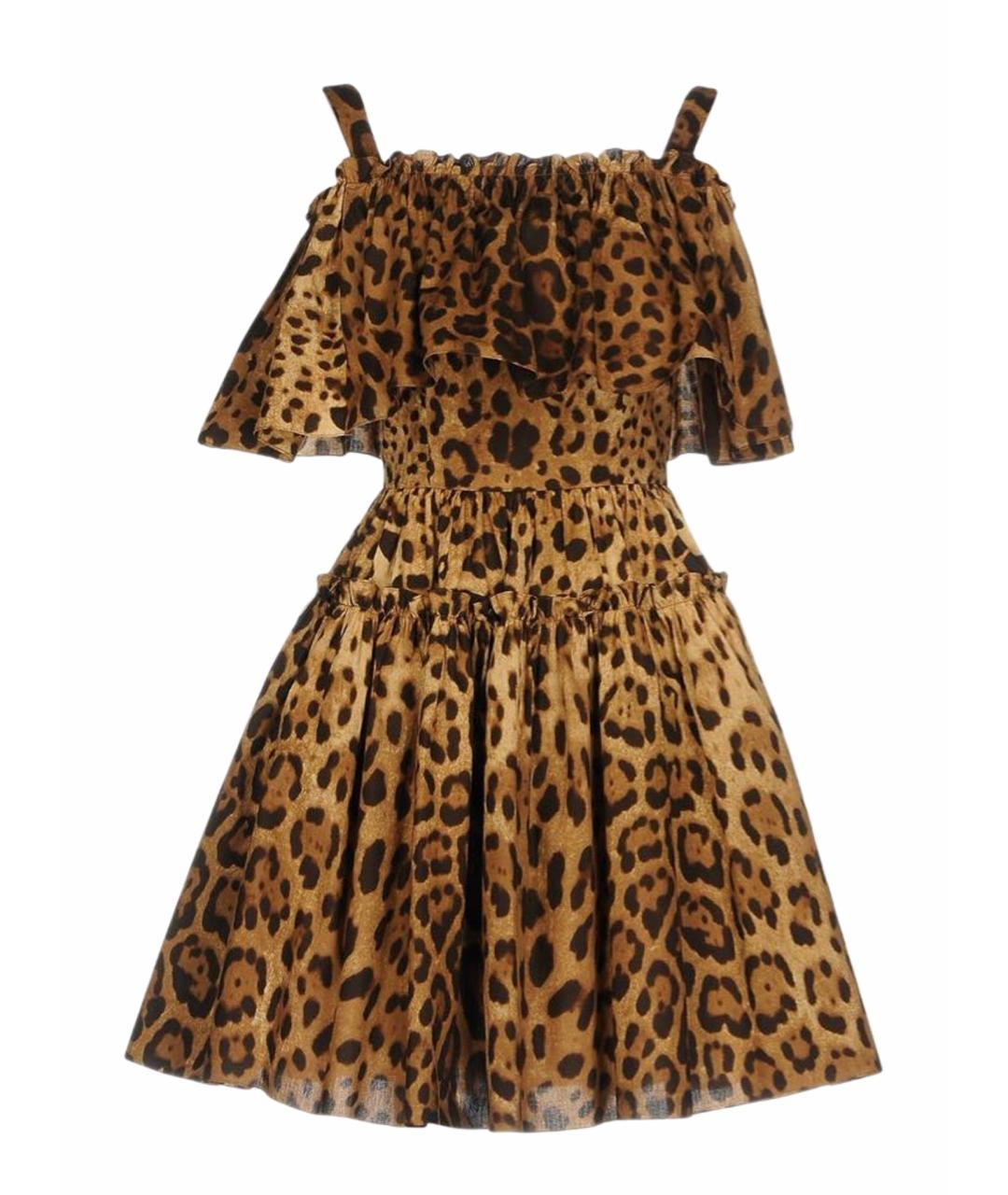 DOLCE&GABBANA Мульти хлопковый сарафан, фото 1