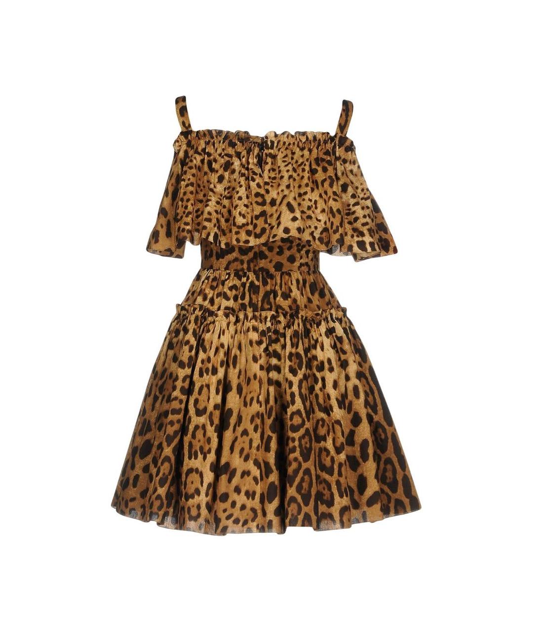 DOLCE&GABBANA Мульти хлопковый сарафан, фото 2