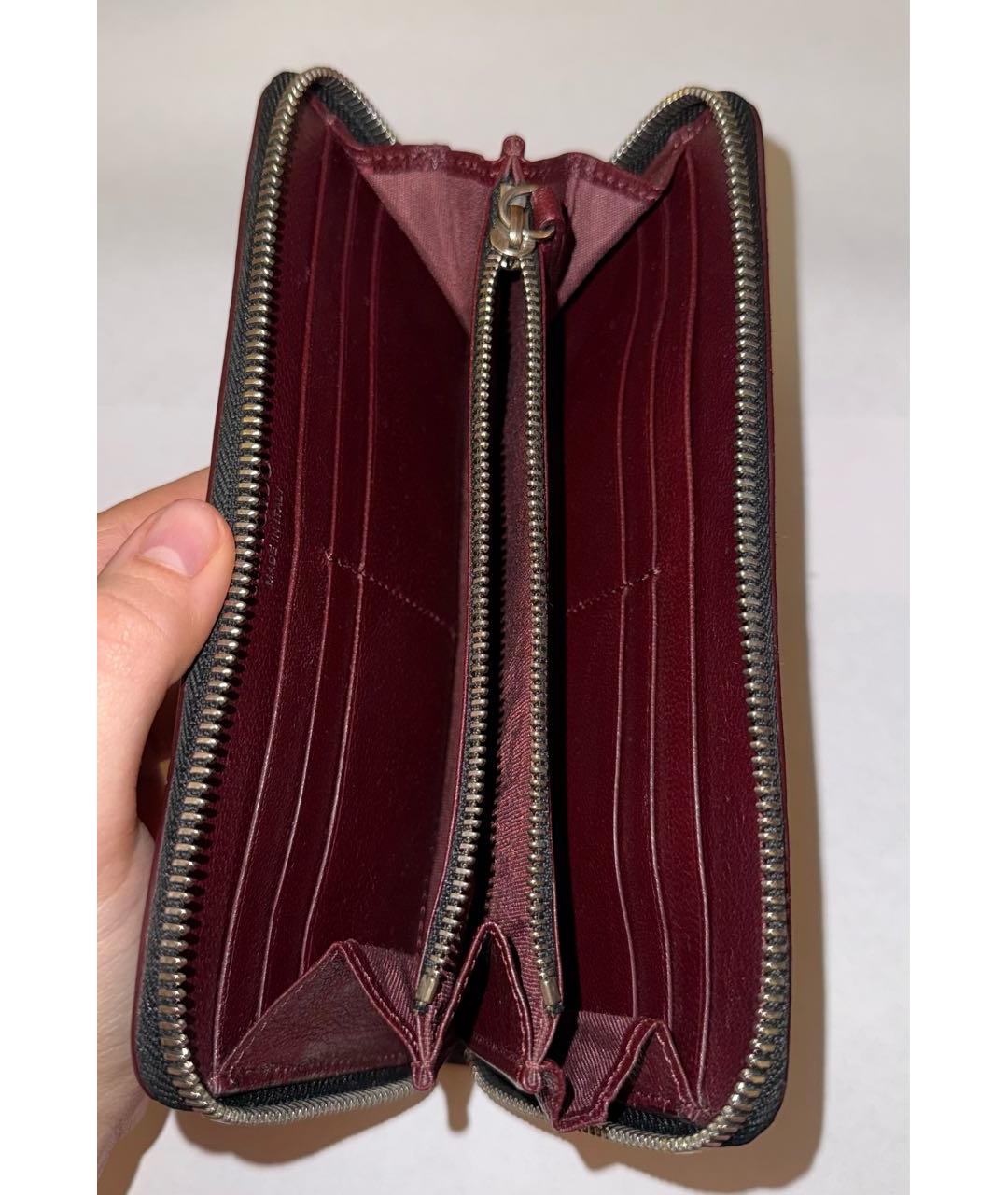 JIMMY CHOO Синий кожаный кошелек, фото 6