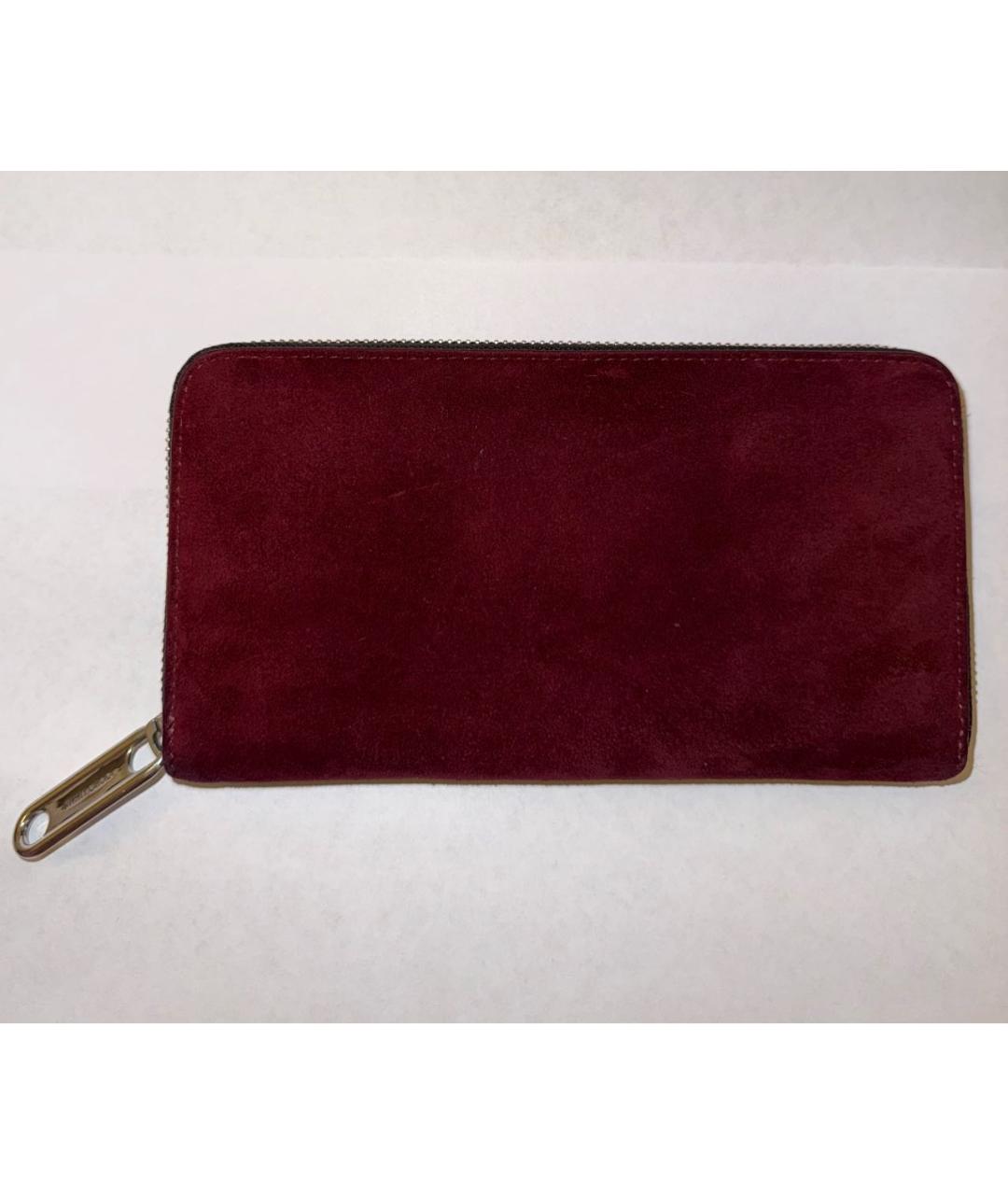 JIMMY CHOO Синий кожаный кошелек, фото 3