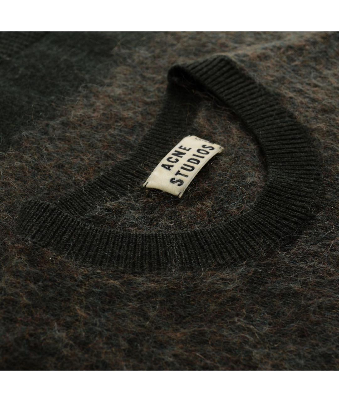 ACNE STUDIOS Хаки шерстяной джемпер / свитер, фото 4
