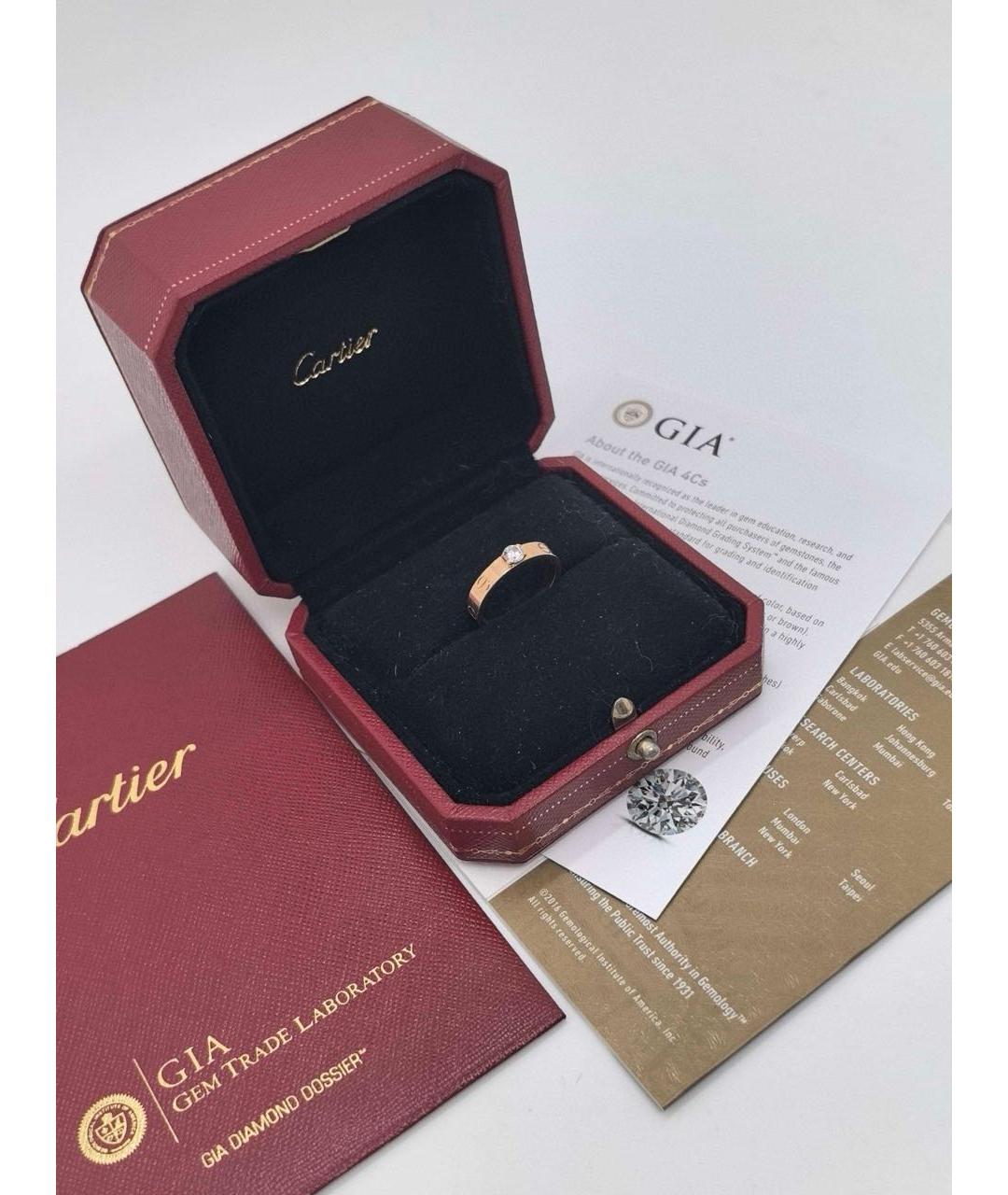 CARTIER Золотое кольцо из розового золота, фото 5