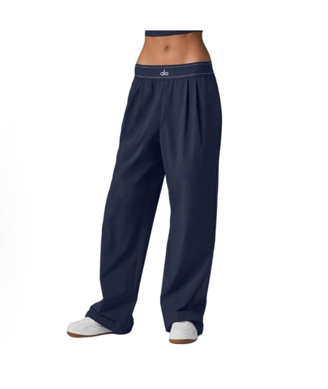 ALO YOGA Темно-синие спортивные брюки и шорты, фото 2