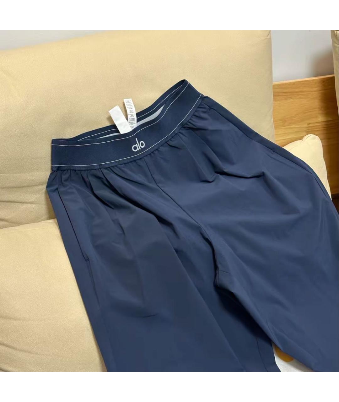 ALO YOGA Темно-синие спортивные брюки и шорты, фото 5