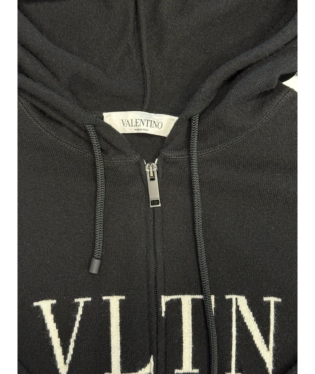 VALENTINO Черный кашемировый джемпер / свитер, фото 3