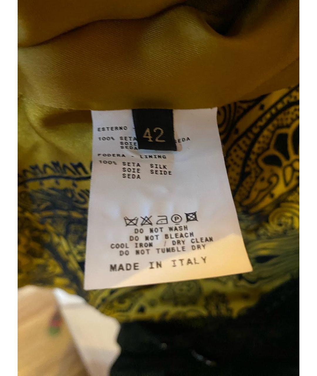 ETRO Черный бархатный жакет/пиджак, фото 5