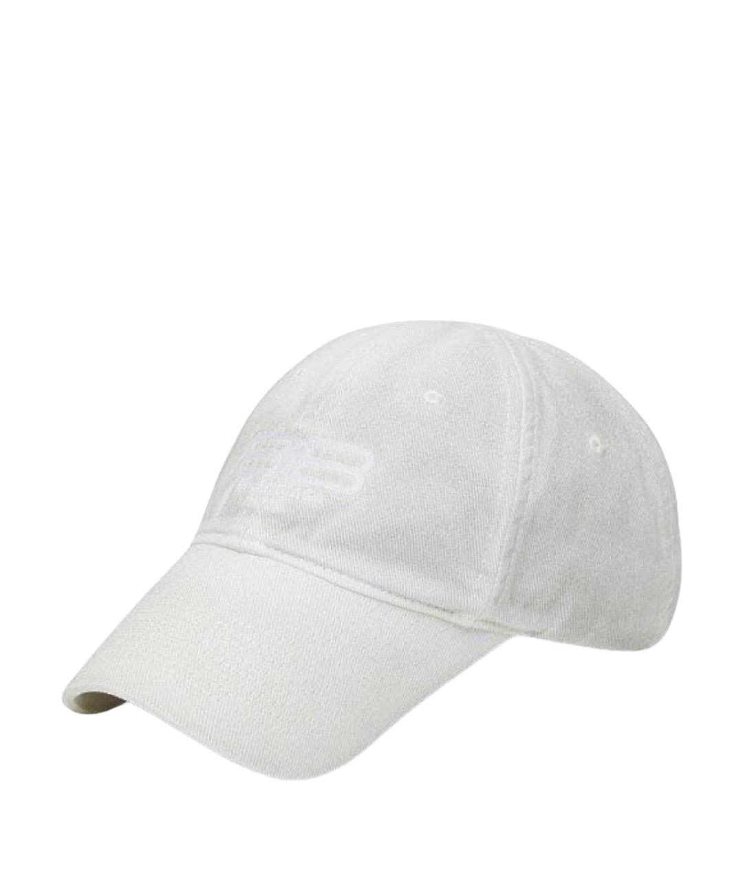 BALENCIAGA Бежевая хлопковая кепка, фото 1