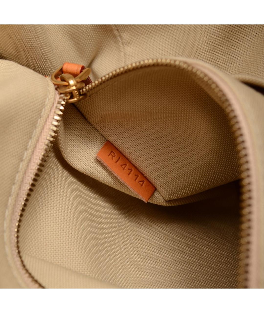 LOUIS VUITTON Коричневая тканевая дорожная/спортивная сумка, фото 8