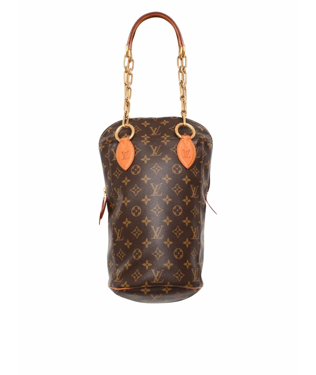 LOUIS VUITTON Коричневая тканевая дорожная/спортивная сумка, фото 1