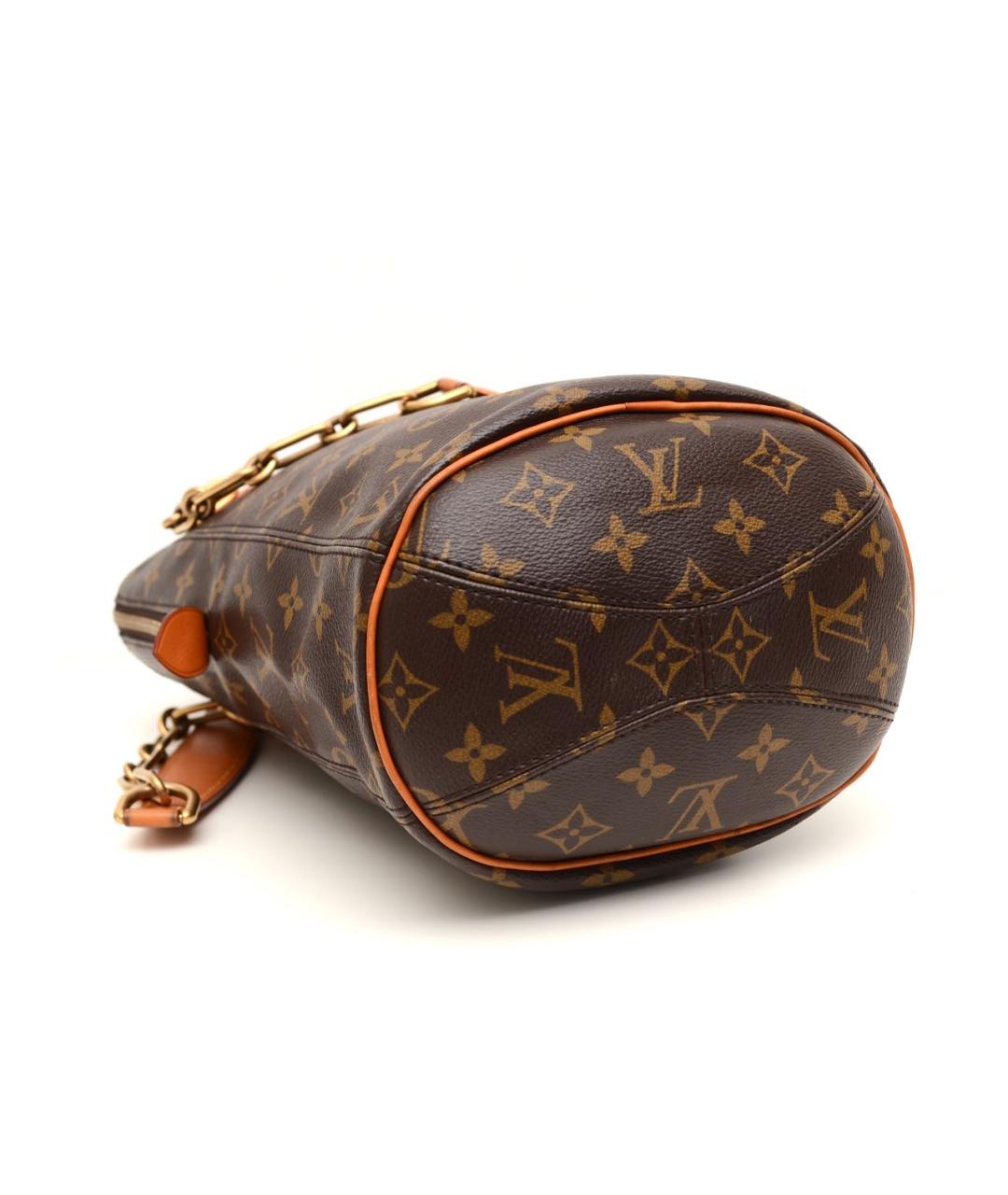 LOUIS VUITTON Коричневая тканевая дорожная/спортивная сумка, фото 6