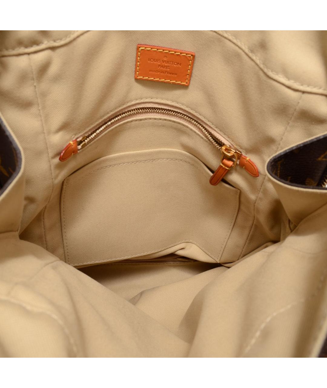 LOUIS VUITTON Коричневая тканевая дорожная/спортивная сумка, фото 7