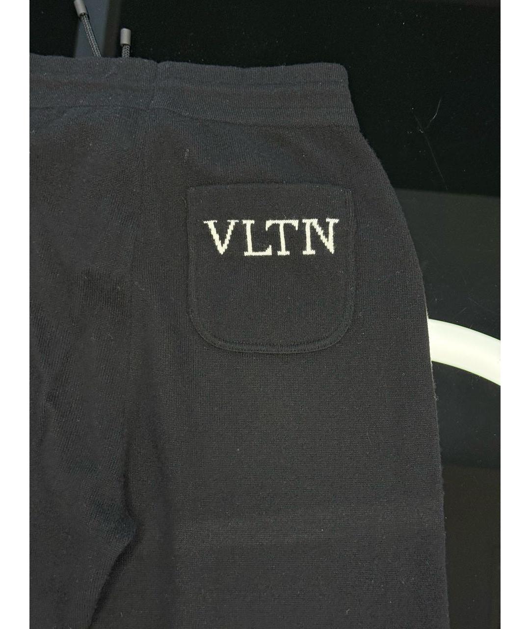 VALENTINO Черные кашемировые брюки узкие, фото 4