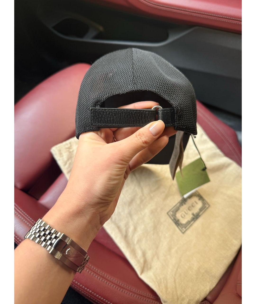 GUCCI Черная кепка, фото 6