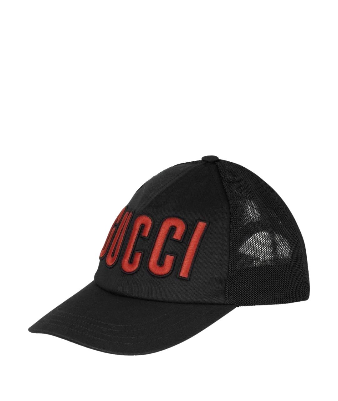 GUCCI Черная кепка, фото 1