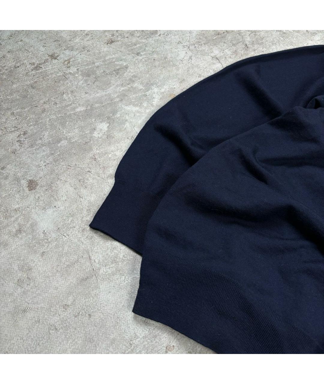 SACAI Темно-синий джемпер / свитер, фото 7